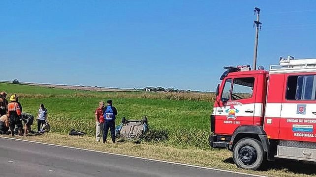 Diamante: un muerto tras un vuelco en la ruta 131