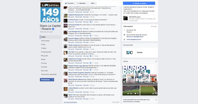 Las redes sociales se llenaron de emotivas muestras de afecto a Lotuf tras la muerte de su hijo