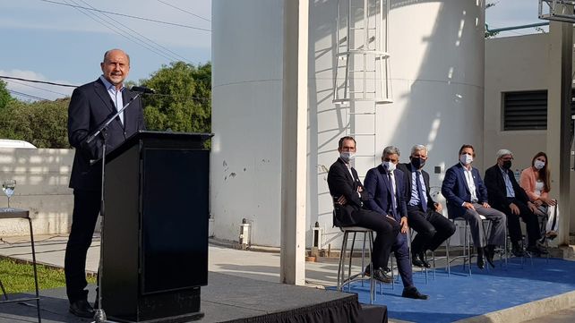 El gobernador participó de la inauguración de la planta industrial de Keclon.