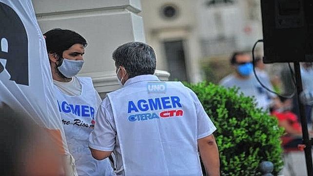 Agmer tendrá este jueves un congreso extraordinario en Paraná. (Juan Manuel Hernández)