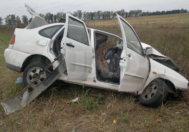 Murieron padre e hijo en un choque frontal en la ruta Nº 2