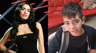 Lali y su fan rosarino