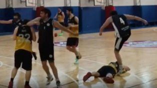 Violencia en un partido amateur: codazo, pisotón en la cabeza y sanciones ejemplares.