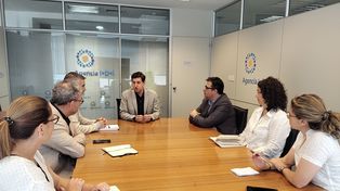 Emplazamiento. Ayer se reunieron funcionarios de Nación con el municipio. Este dispositivo estará ubicado estratégicamente en el Galpón 13 del parque a la Bandera