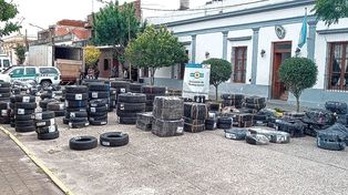 Contrabando: incautan 233 encomiendas con neumáticos