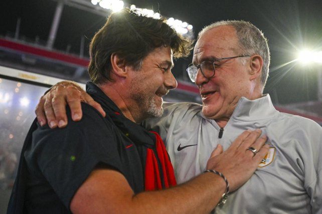 Mauricio Pochettino y Marcelo Bielsa