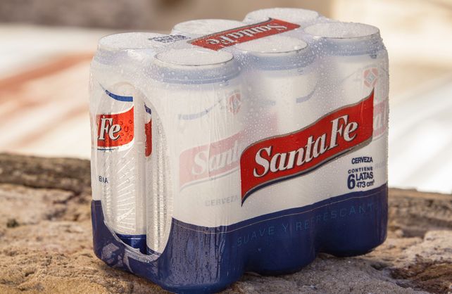 Cerveza Santa Fe.