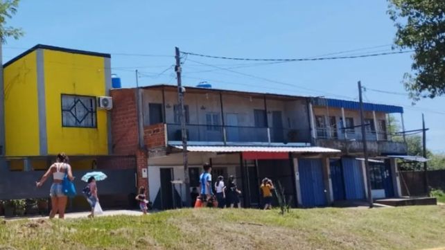 El inquilinato de un barrio de la zona sur de la capital misionera donde fue hallado descuartizado el cuerpo de un hombre.&nbsp;