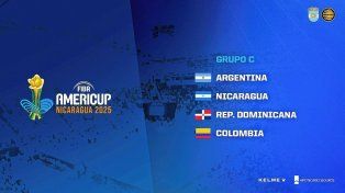 Argentina conoce a sus rivales de la AmeriCup 2025 de Nicaragua.