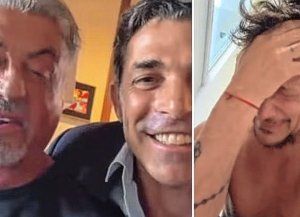 Sylvester Stallone sorprendió a Nicolás Vázquez con una videollamada