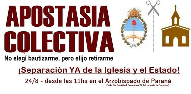 Crece el movimiento para renunciar a la Iglesia Católica: ya lo hicieron 280 personas