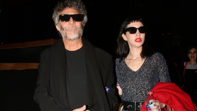Fito Páez y Sofía Gala fueron vistos juntos en el homenaje a Moria Casán