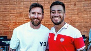 El paranaense Fabián Prestofelippo conoció a Messi y cumplió su sueño de toda la vida.