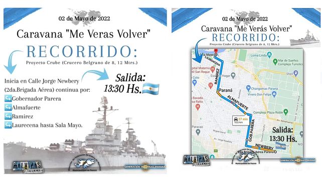 Homenaje tras 40 años del ataque al ARA General Belgrano