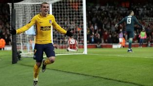 El Atlético rescató un empate en una de las semifinales de la Europa League