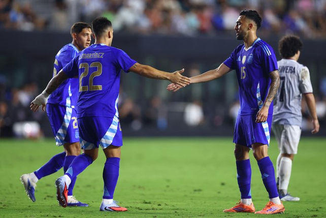 Argentina muestra contundencia y sigue metiendo goles ante Puerto Rico.
