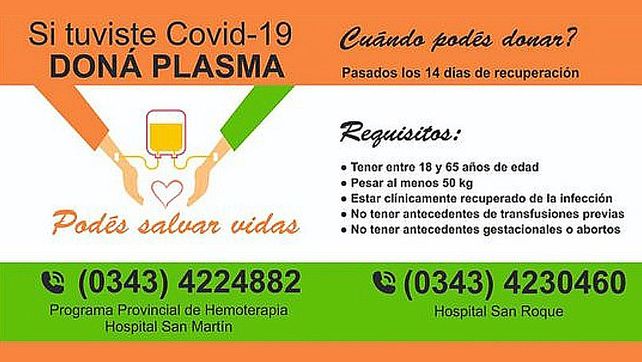 Coronavirus: Una médica pide plasma para sus padres y otros pacientes