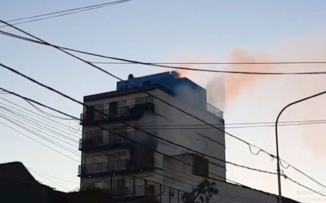 El siniestro se produjo en el cuarto piso del edificio.&nbsp;
