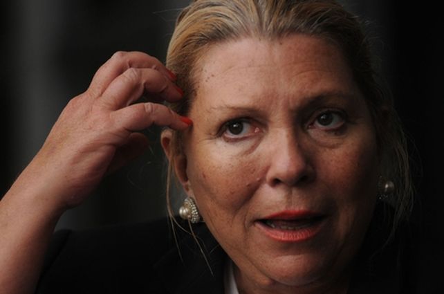 sospechas. Carrió apuntó a los servicios de Inteligencia