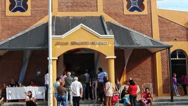 Templo. En calle Perú 675 de Paraná se encuentra el futuro santuario de Jesús Misericordioso.