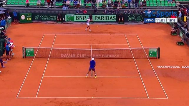Copa Davis: Berlocq se impuso a Lorenzi tras cuatro horas y fracción y varias interrupciones