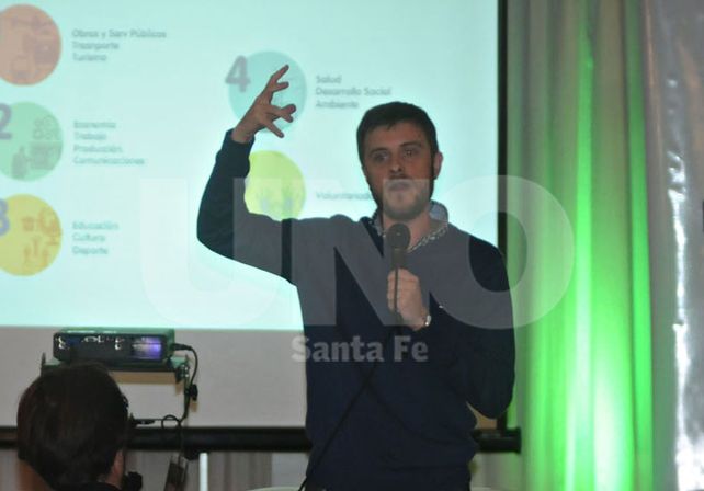 Presión. López Molina quiere que la UCR defina lo antes posible con quién va a jugar en 2017 / Foto: Manuel Testi - Uno Santa Fe