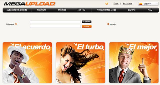 EL FBI cerr&oacute; el sitio Megaupload y detuvo a cuatro personas