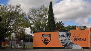 El de Ángel Di María mural en el Club El Torito