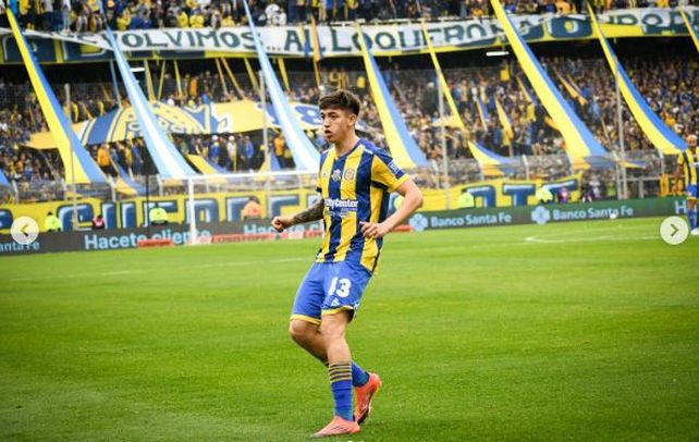 Kevin Gutiérrez debutó en la primera de Central en el primer partido de Ángel Di María tras su regreso a Arroyito.