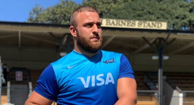 El Puma rafaelino Mayco Vivas es un referente de la Unión Santafesina en el programa Rugby 2030 fomentado por la UAR.