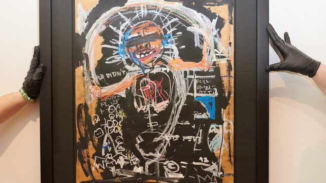 Una de las obras de Basquiat exhibidas en Orlando y que fueron secuestradas por el FBI.