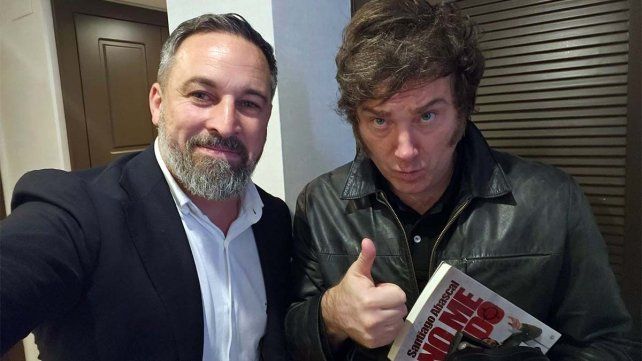 Javier Milei se reunió con el líder de Vox en España