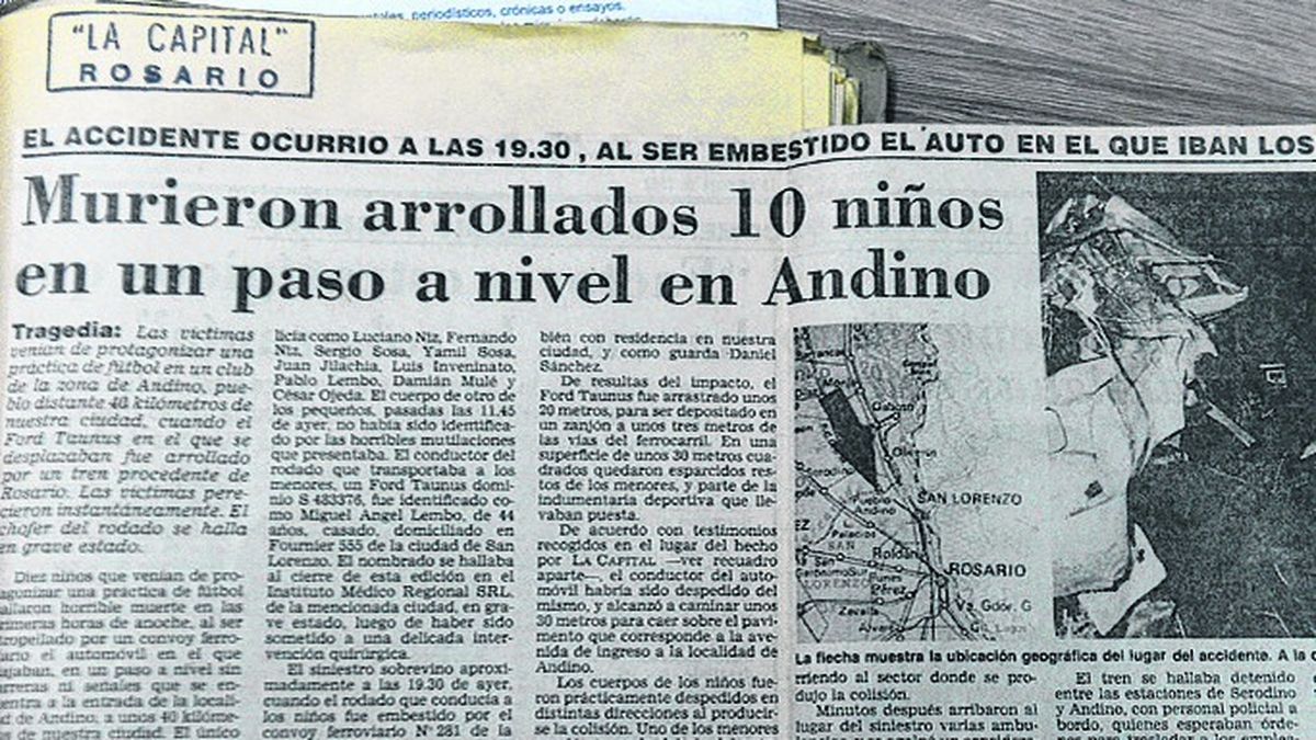 Trágicos antecedentes de choques de trenes en el cordón industrial