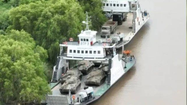 Continúa la búsqueda del soldado desaparecido en el río Paraná
