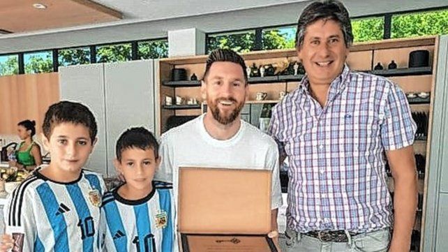 Lionel Messi fue declarado ciudadano ilustre de Funes