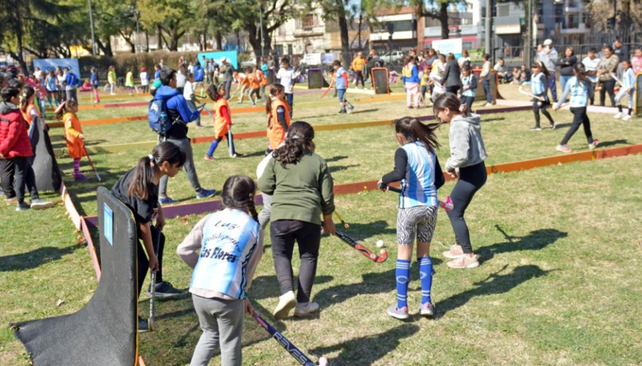 Más de 500 chicos se encontraron para jugar en la Plaza de las Ciencias