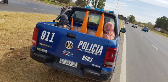 Frustran un robo y apresan a dos robacables en la autopista Santa Fe - Rosario