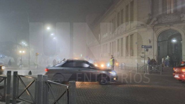 Densa niebla cubre nuevamente el territorio entrerriano