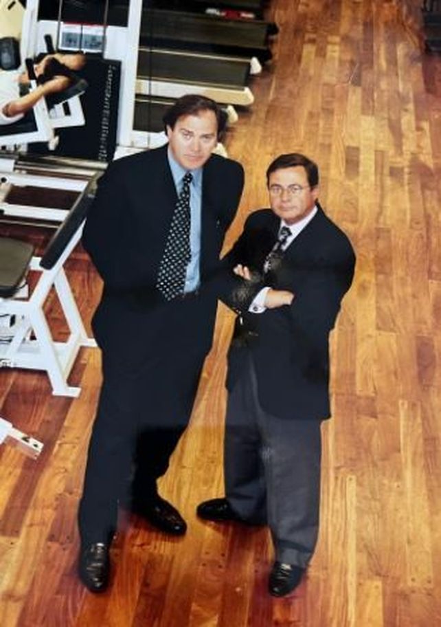 José Luis y Francisco Aparicio en el centro de rehabilitación donde trabajan actualmente