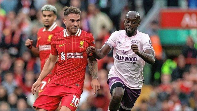 Liverpool superó a Brentford con una gran tarea de Alexis Mac Allister y sigue invicto en la Premier League.