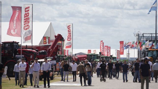 Expoagro abrió sus puertas este martes y se llenó de productores agropecuarios.