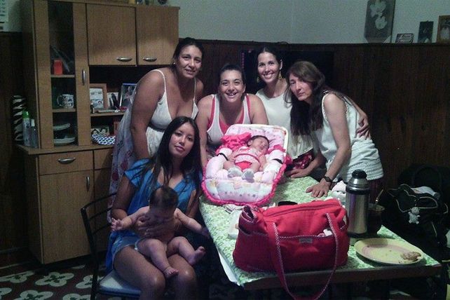 Organizadoras. Las integrantes de la Comunidad Charrúa en Paraná.