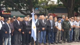 El recuerdo de los caídos en Malvinas se honró en la Plaza del Soldado