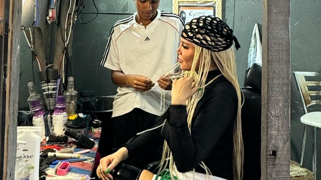 Wanda Nara anduvo de paseo por el país vecino