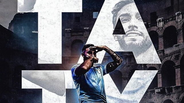 El mendocino Valentín Taty Castellanos fue presentado de manera oficial como nuevo jugador de Lazio.