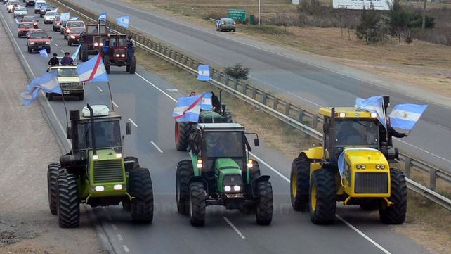 La “Marcha y Tractorazo” es convocada por la Sociedad Rural y la Federación Agraria de Gualeguaychú.