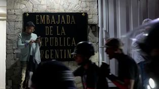 Los venezolanos asilados estuvieron más de un año en la Embajada argentina.