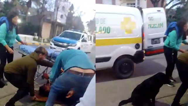 Dos hombres en situación de calle se pelearon en la ciudad del departamento La Paz y uno resultó herido