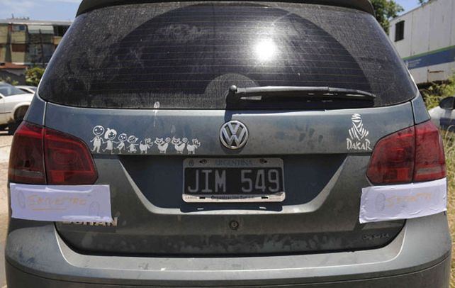 Misterio. El automóvil donde se desarrolló la tortuosa historia.