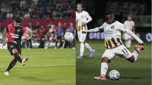Banega es el cerebro de Newells y en Central, el colombiano Campaz uno de los más desequilibrantes.